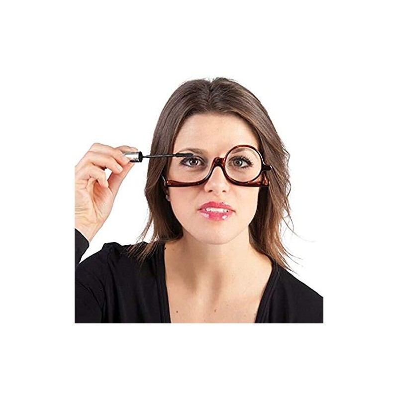 Young21 Rotating Makeup Glasses Magnifying Glasses Cosmetic Folding Glasses Tools