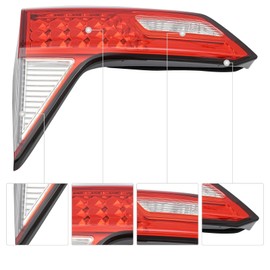 LED Inner Tail Light Rear Brake Lamps Fits for 2019-2022 Honda HR-V HRV, OEM # 34155T7AA31 34150T7AA31, Direct Replacement (Left Driver Side)