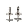 LUVETT Toilet Seat Fixing, Hinge Set C0702G, Folding Dowels, Higher