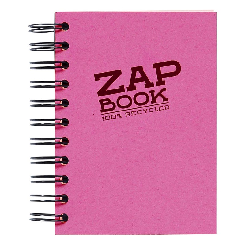 Clairefontaine 8359C Zap Book Sketchbook with Double Spiral, DIN A6