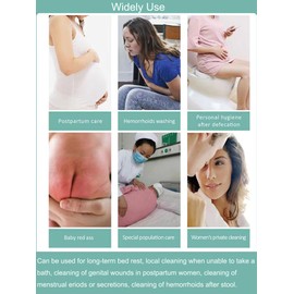 Peri Bottle for Postpartum Essentials & Perineal Care,Handheld Portable Bidet spray Perineal Cleansing for Female Menstruation Lochia Hemorrhoids, 2 Nozzles & Lightweight, 500ml (16.9OZ)