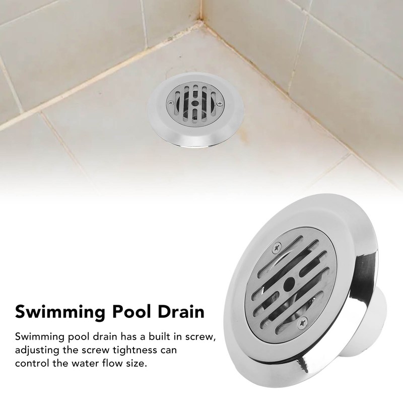 Swimming Pool Drain Adjustable Water Flow Floor Drain Pool Water