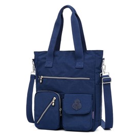 Estwell Women's Cross Body Bag Large Shoulder Bag Handbag Multi Pockets Waterproof Nylon Bookbags Casual Fashion Messenger Bag for School Work Travel Shopping