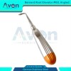Avon Surgical Bernard Dental Root Elevator with Concave Spade Tip,