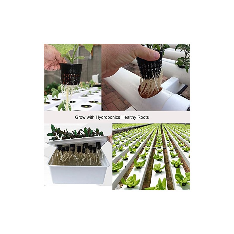 ORIMERC 2-Inch Net Pots for Hydroponics - 100 Pack with