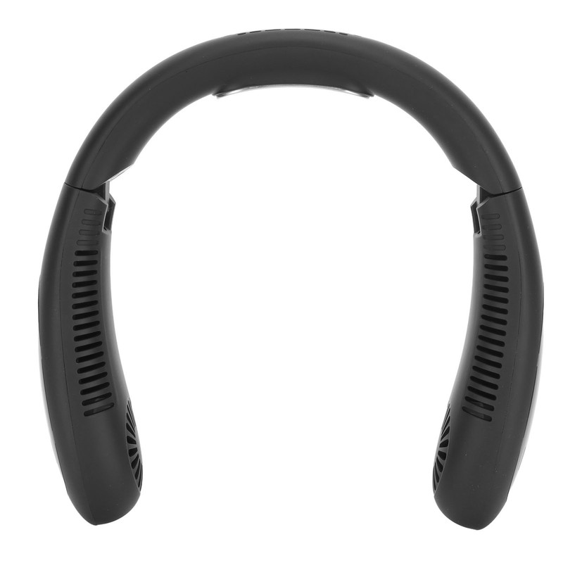 Neck Fan Black 3 Speed Modes USB Charge Hands Free