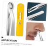 Stainless Steel Round Head Nose Hair Trimmer and Beard Grooming