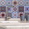 DICOFUN 32 Colorful Talavera Mexican Tile Peel and Stick Backsplash,