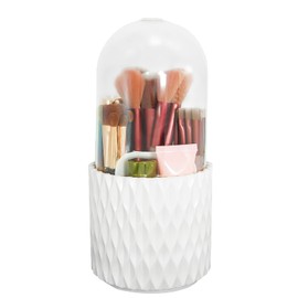 VNIMTI Cosmetic Organiser, Make Up Organiser, Dressing Table Organiser, Bathroom Storage Organisation (2 Tiers, Green)