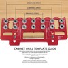 Cabinet Hole Drilling Jig Wear-Resistant Hardened Steel Drill Bushing Precise