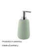 KIAMAMI VALENTINA 400 ml Ceramic Sage Green Soap Dispenser Mallow