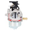 Ewillownm Compatible with XT675 Carburetor For Toro 20371 20378 20377