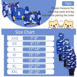 Grecle Reusable Dog Diapers Male 3Pcs, Premium Washable Belly Bands for Male Dogs XLarge, High Absorbing Male Dog Wraps for Doggie Puppy Excitable Urination and Training(Sailboat, XL)