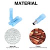 100pcs PA66 Nylon 16-14 AWG Wire Connectors Electrical Crimp Butt