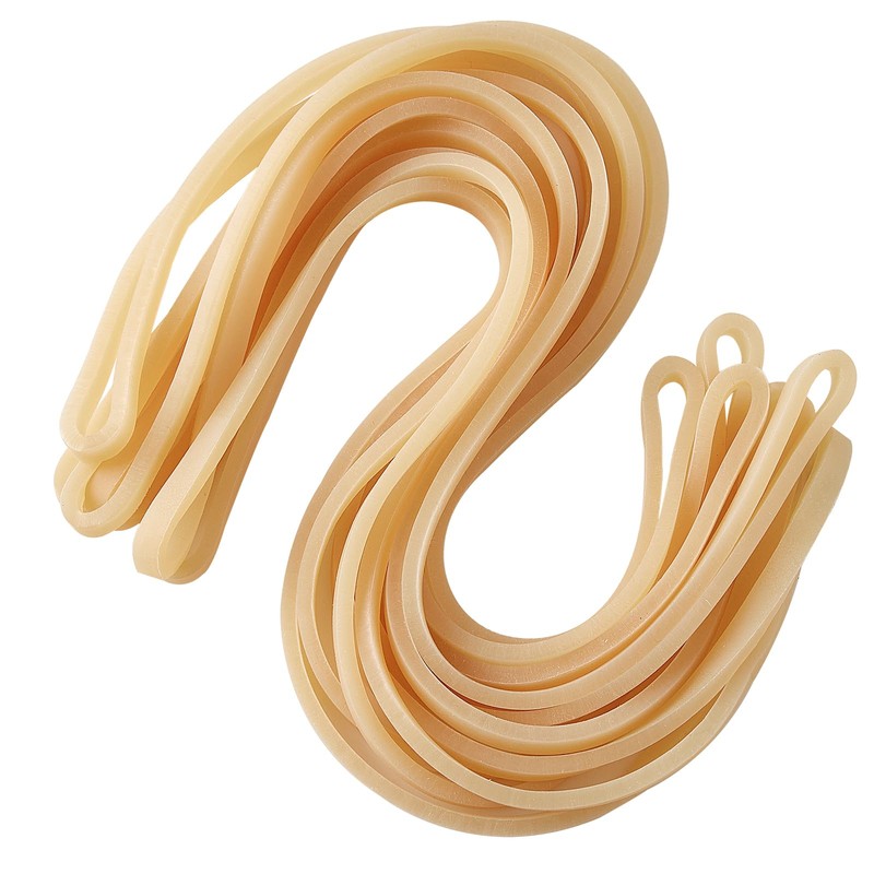 Trash Can Rubber Bands Set of 3 Yellow Large Rubber