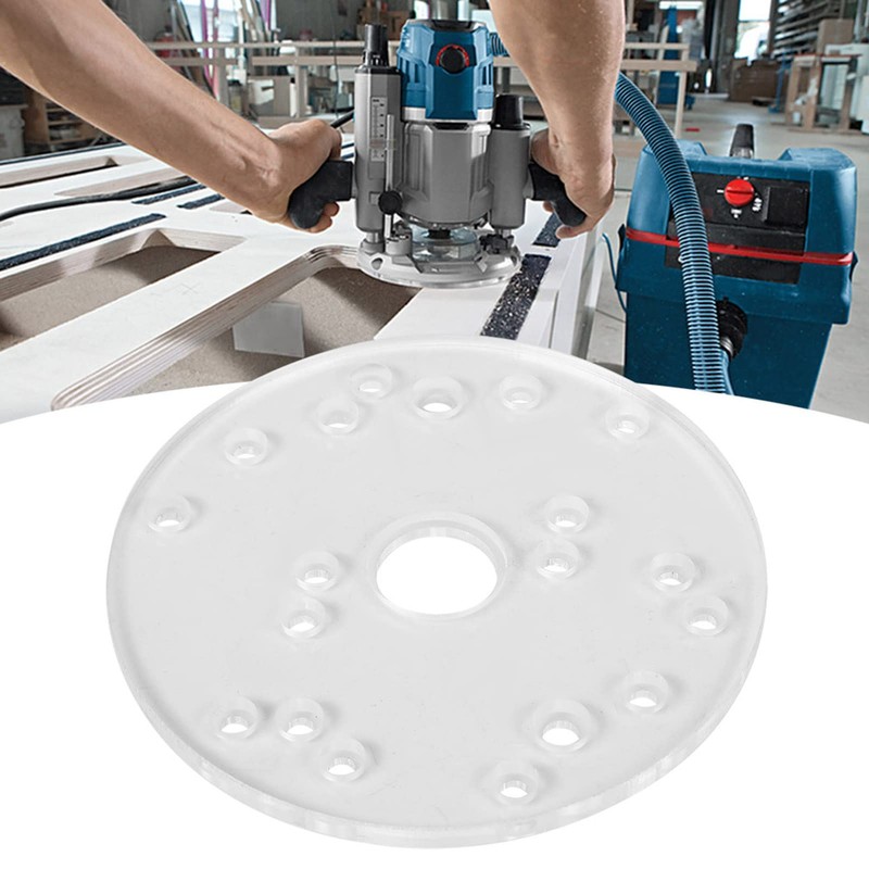 Router Base Plate Replacement, Universal Router Base Adaptor with Centering