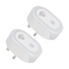 2PCS Ultrasonic Pest Repeller Intelligent Frequency Conversion Safe Harmless Insect