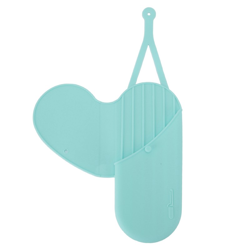 Silicone Heat Resistant Mat Pouch with Hanging Hole Portable Travel