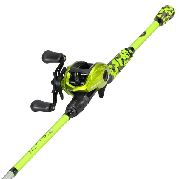 Sougayilang Fishing Rod and Reel Combo, Baitcasting Combo, IM7 Graphite