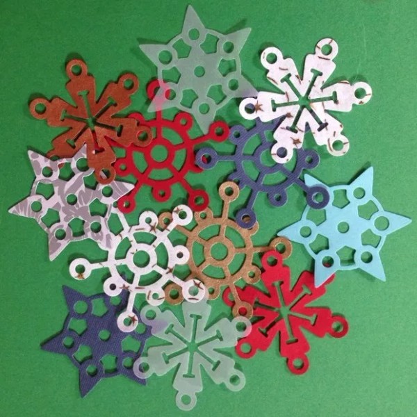 Craft-N-Shed SNOWFLAKE DIE-CUT(6pc)Ap