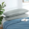 MILVOWOC 2Pcs Brushed Microfiber Body Pillowcases - 20 x 55