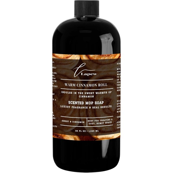 Lapew Warm Cinnamon Roll Scented Mop Soap Concentrate 36 oz