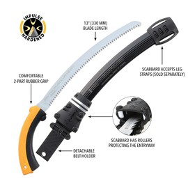 Silky Professional Series TSURUGI Curved Hand Saw 330mm Medium Teeth