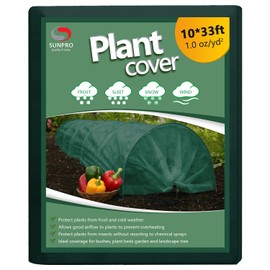 Plant Covers Freeze Protection, 10 x 33Ft Frost Blankets for Outdoor Plants Frost Cloth Plant Freeze Protection Cover Floating Row Cover Garden Fabric for Frost/Pest Protection