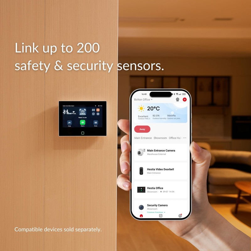 HESTIA Mains Powered Indoor Outdoor Siren for SAFE-TECH Smart Home