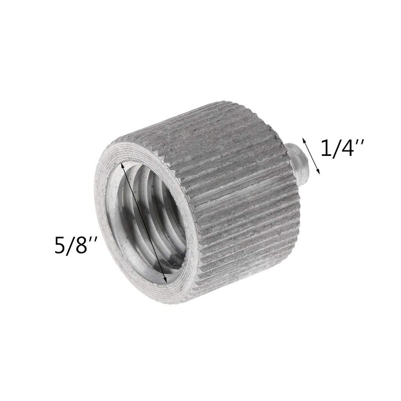 MONOJLY Level Adapter 5/8" Male to 1/4" Female Threaded Screw
