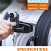 Action 5 Pro Sun Visor Clip & Magnetic Backpack Mount