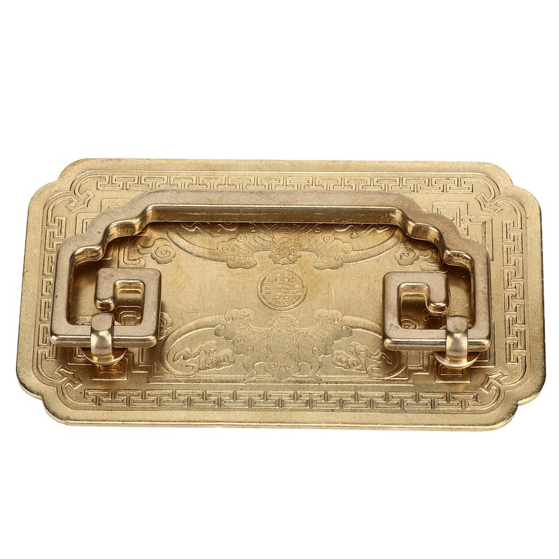 Antique Drawer Handle Tetragonal Bat Handle Antique Chinese Retro Style