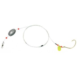 Sea Striker F4-34C Flounder/Fluke Rig, 43528 oz Egg Sinker, Chartreuse