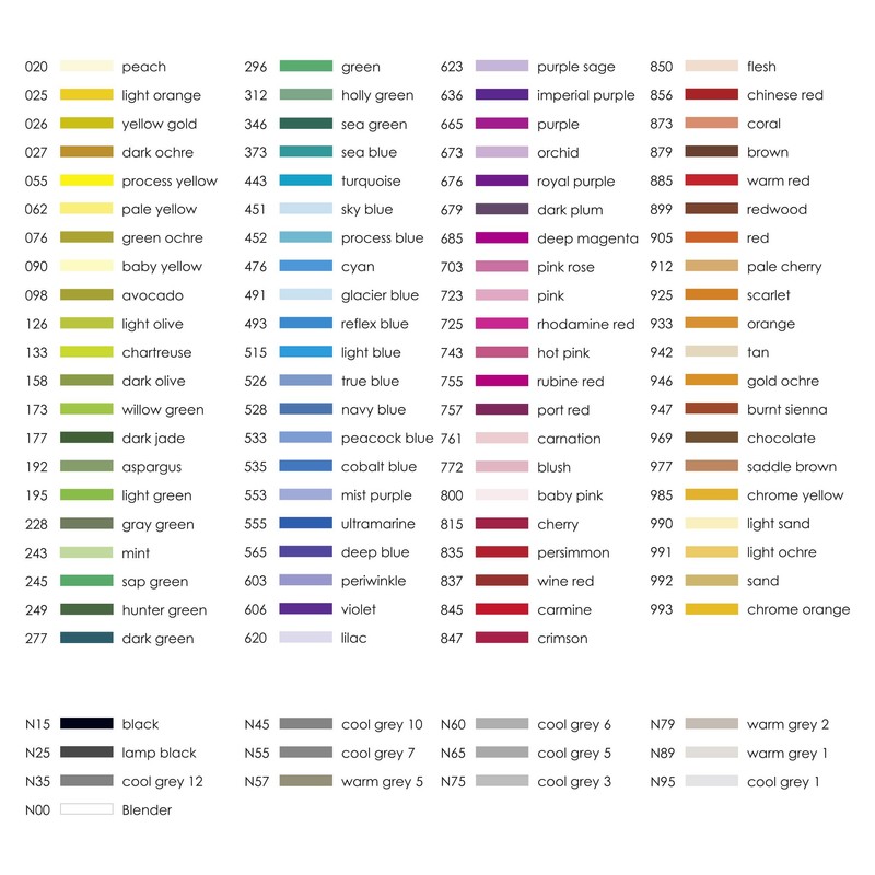 Tombow ABT Dual Brush Pen - Secondary Colours (Pack of