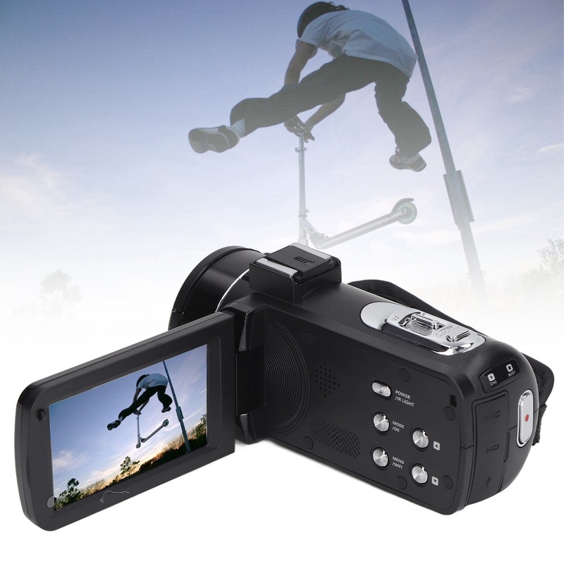 4K Video Camera Camcorder 18X Digital Zoom 56MP Video Recorder