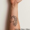 'Unicorn Mane' Temporary Tattoo - Water Resistant, Skin-Safe, Non-Toxic Transfer