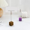 Enkrio Wooden Photo Memo Holder Memo Clip Card Stand Photo