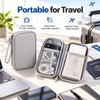 Travel Cable Organizer Bag for Electronics – Water-Resistant Oxford Storage