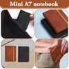 Mikqky 2 Stück Notizbuch Klein, Notizbuch a7, Mini Notizbuch, Tagebuch