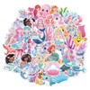 Dear Mia Little Liz | 50 Piezas Sirena Pegatinas Decorativas