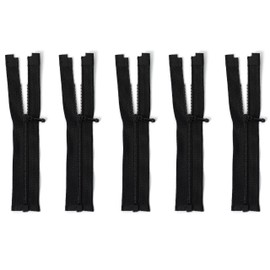 Small Doll Clothes Fasteners, 5 Pieces, 3.9 inches (10 cm), Open Zipper, Doll Clothes Accessories, DIY Craft Accessories, 1