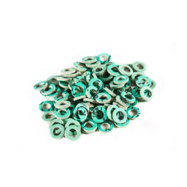 KINETICS LINE Fibre Flat Seal 1/4 Inch (10.7 x 6 x 2 mm) Pack of 100 Sanitary, Heating, Air Conditioning, Ventilation, Piping and Garden (up to 180 °C)