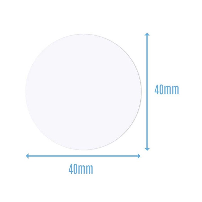 24 x 40mm Round 'Origami Bull' Stickers (SK00069178)