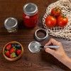 100 Pcs Regular Mouth Canning Lids+ 10 Pcs Mason Jar