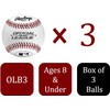 Rawlings OLB3 - Pelotas de béisbol de Grado recreativo, 3