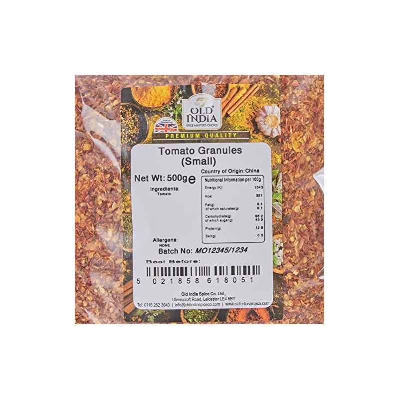 Old India Tomato Granules (Small) 500g