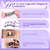 wiwoseo Magnetic Eyelashes with Applicator No Glue Needed Magnetics Eyelashes