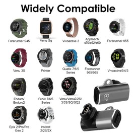 Charging Cable Compatible with Garmin (Armin Charging Adapter Lightning)