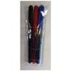 Pilot Rollerball Pens, V-Cone 0.5mm, Black/Red/Blue, LVE-10EF-B/R/L, 3 Colors