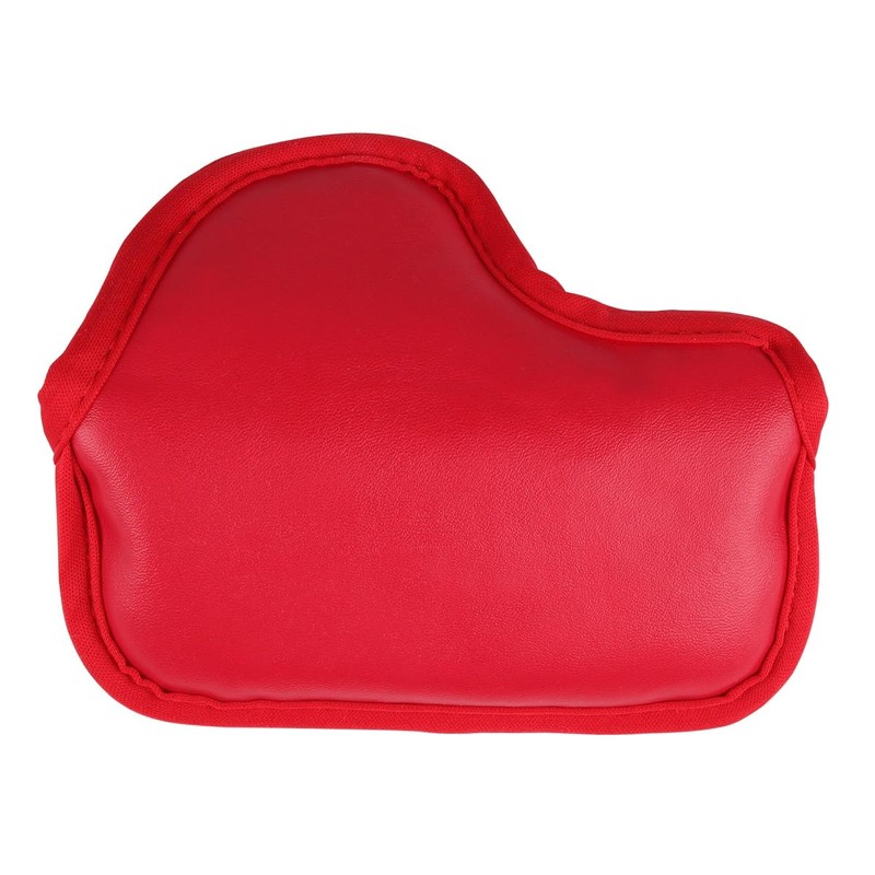 Sahara PU Leather Blade Putter Head Cover, Red (Fits Most
